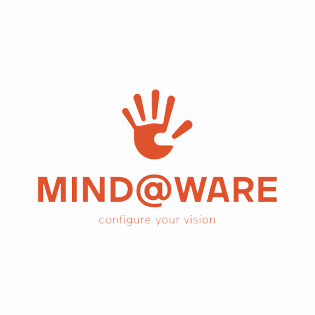 MINDWARE Logo verticale large fondo bianco